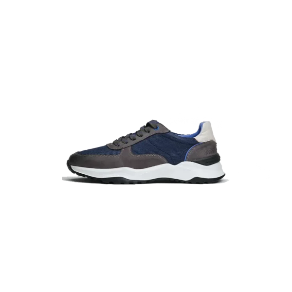 Navy Blue White Sneakers - Image 3